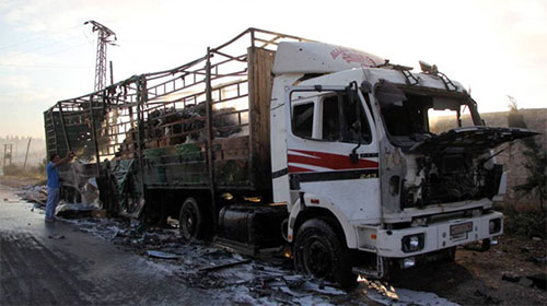 La ONU suspende todas las operaciones en Siria tras ataque a un convoy